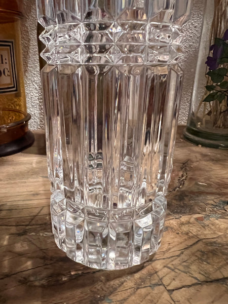 Vase vintage en cristal modèle Montparnasse par Cristal D'Arques - Années 70