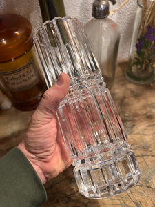 Vase vintage en cristal modèle Montparnasse par Cristal D'Arques - Années 70