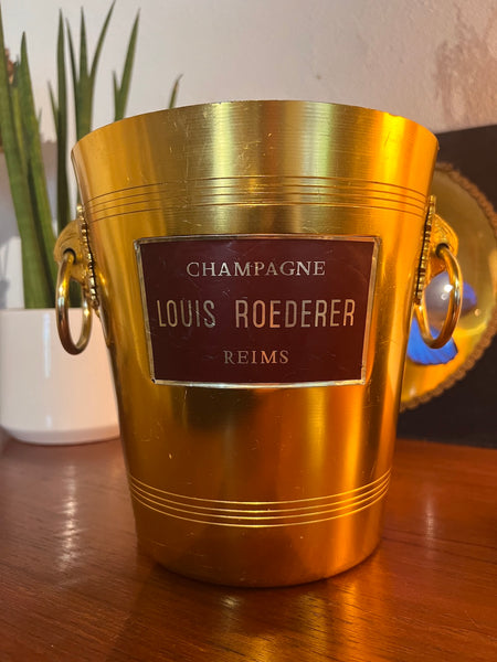 Seau à champagne vintage Louis Roederer Reims - ARGIT Made in France