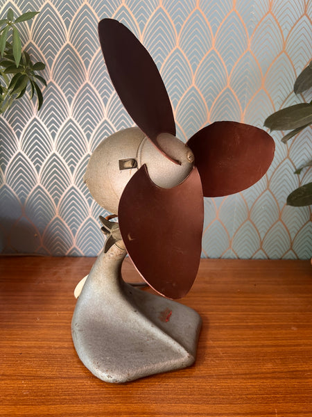 Ventilateur vintage dit "Patte de canard" Airfray - Marseille - Années 50