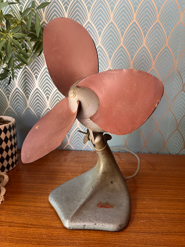 Ventilateur vintage dit "Patte de canard" Airfray - Marseille - Années 50