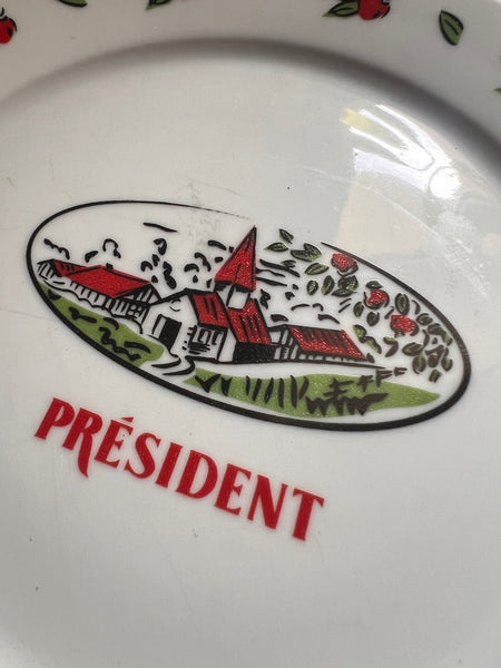 Ensemble de 5 assiettes Président en porcelaine de Limoges par Apilco France