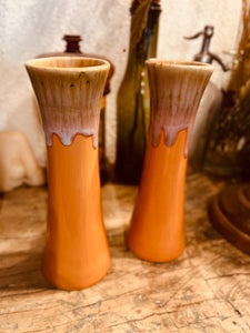 Paire de vases vintages grands modèles en céramique - Asie - Années 70