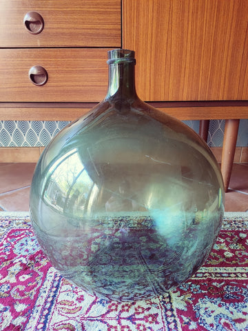 Dame jeanne en verre de 20 litres couleur verte