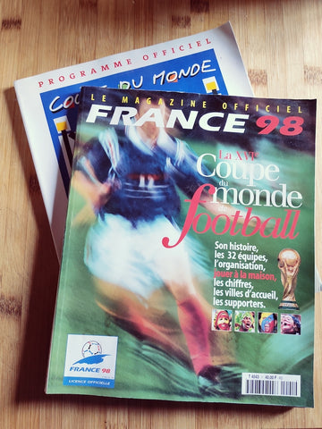 Programme et magazine officiels France 1998 - Le Sélectionneur - Brocante en ligne