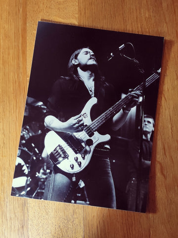 Photographie originale Lemmy Motörhead années 70 - Le Sélectionneur - Brocante en ligne