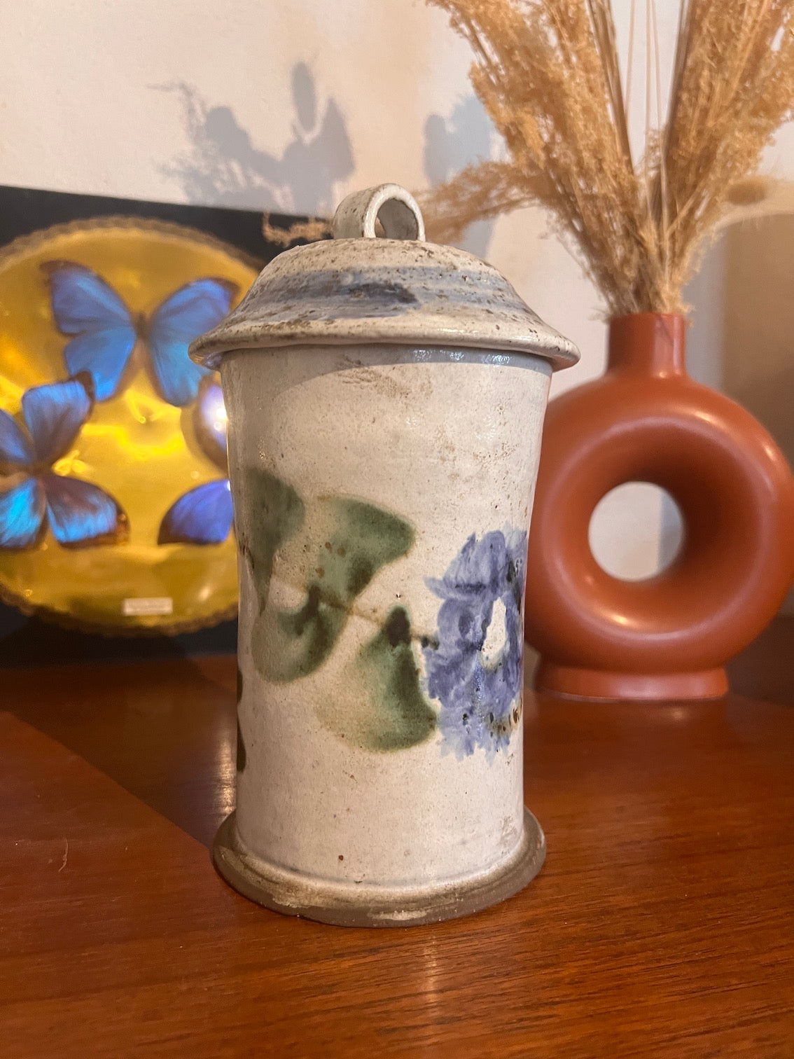 Pot vintage en céramique par Albert Thiry - Vallauris