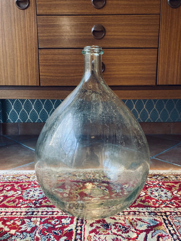 Dame jeanne en verre de 15 litres transparente