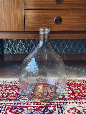 Dame jeanne en verre de 5 litres transparente