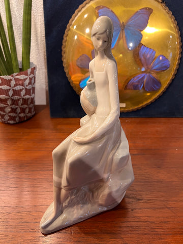 Statuette vintage en porcelaine Nao par Lladro Made in Spain