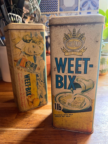 Boite métallique Weet-Bix vintage Afrique du Sud - Années 80