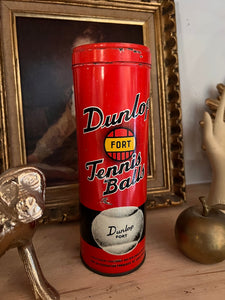 Boite de balles vintage Dunlop Fort Tennis Balls - Années 50